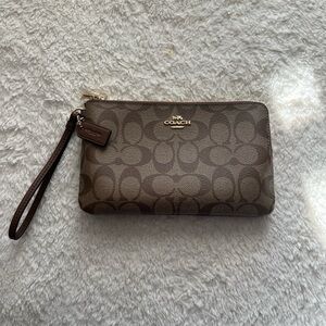 Real Coach Wristlet
